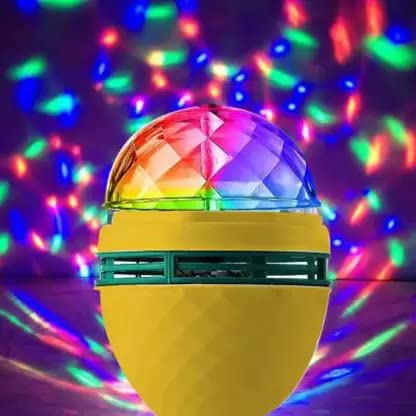 Elecsera LED ROTATING BULB IN MULTI-COLOR-1 PC Single Disco Ball-image-1