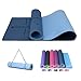 Good Nite Esterilla de Yoga, de Doble Capa, Antideslizante ecológica de 6mm de Grosor, Ejercicio en casa Gimnasio Pilates Esterilla Grande para Mujeres Estera Entrenamiento Deportes (Azul/Marino)