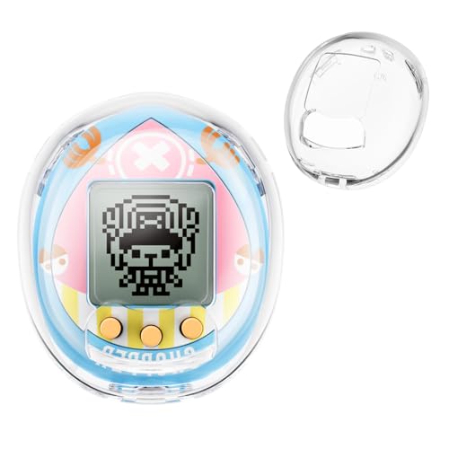 Transparent Cover Case for Tamagotchi Nano with Pick, Plastic Cover Case Compatible with Tamagotchi Nano Electronic Pet Accessories (Transparent)