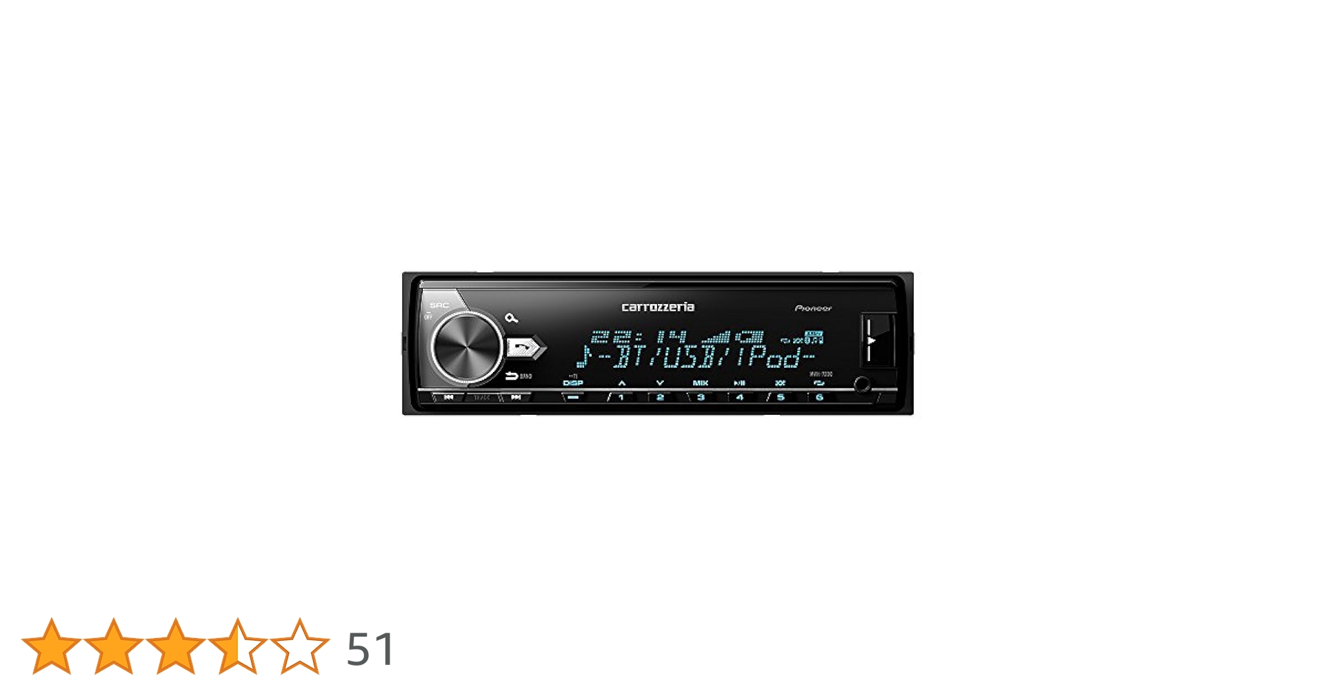 Amazon | カロッツェリア(パイオニア) カーオーディオ MVH-7200