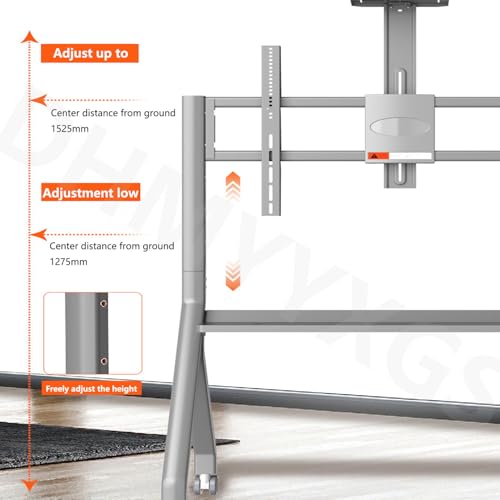 Soporte móvil ajustable para TV y pizarras 42-75 pulgadas miniatura 3