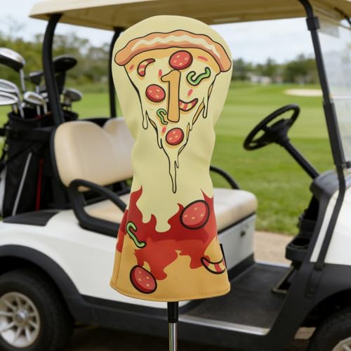 Couvre-club de golf : protégez votre driver avec cette housse pizza