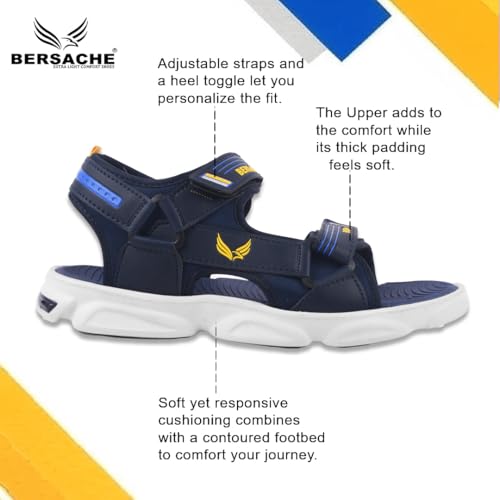 Image of BERSACHE Extra Soft Classic Sandal with Ultra Soft & Flexibility Sandals for Men's