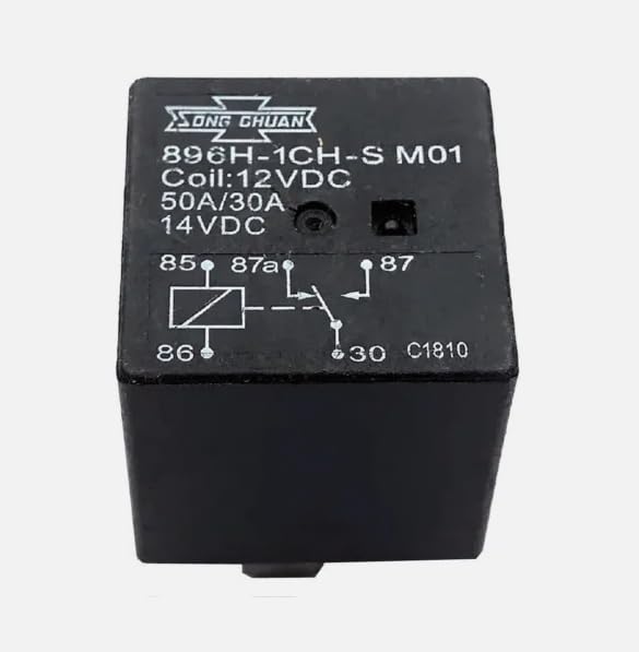 1PC for Song Chuan 896H-1CH-S M01 12VDC Power Relay 50/30A 5Pins