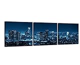 Los Angeles Wall Art Posters Skyline Night Canvas Painting Cityscape Pictures City Wall Decor HD Pri