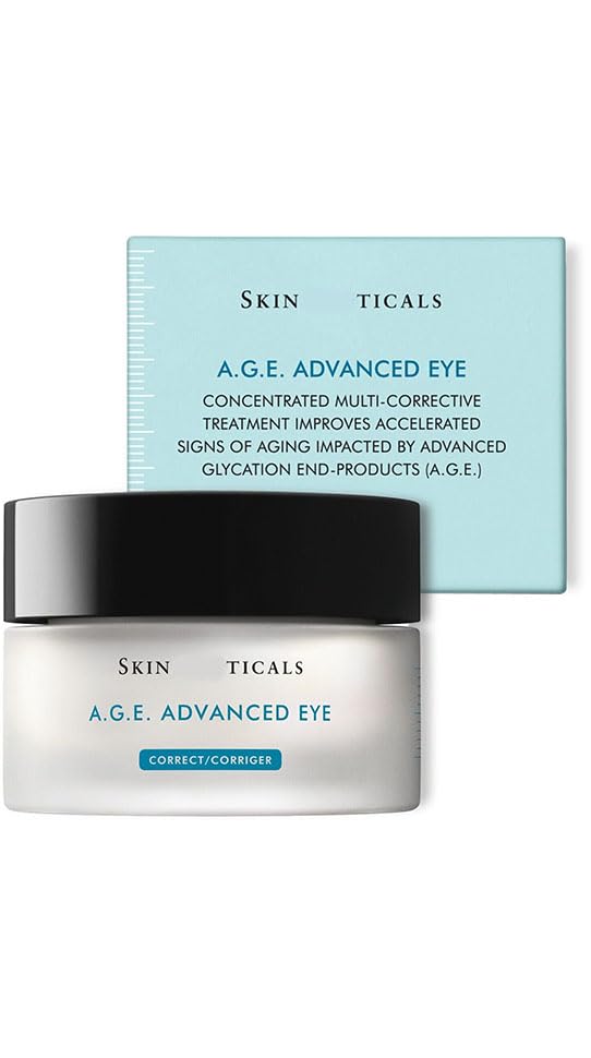 Skinticals A.G.E. Eye Complex - Crema per occhi contro occhiaie, rughe, gonfiore, trattamento anti invecchiamento, con estratto di mirtillo, peptidi per contorno occhi radioso e liscio, per donne e