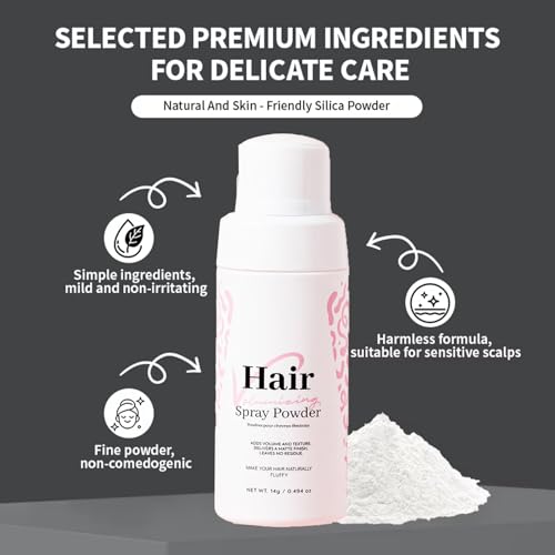 Hair Volume Spray Powder, Hair Volumizing Dry Shampoo Powder For Women, Volume & Thickening Formula, Hair Styling Tool for Oily,Long,Short,Fine and Soft Hair, Instant Matte and Hair Root Lift - Image 4