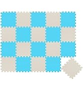 LittleTom 18 Teile Spielmatte Baby ab Null - 30x30 Schaumstoff Puzzlematte Kinder Isomatte Baby S...