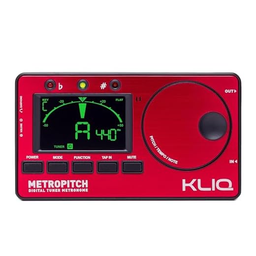 KLIQ MetroPitch Digital Metronome & Tuner for Piano, Guitar & Bass