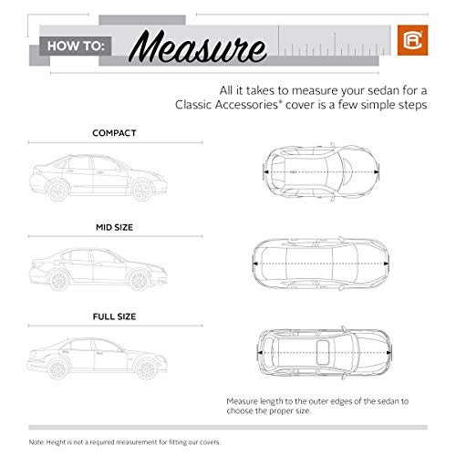 Classic Accessories 10-010-051001-00 Overdrive PolyPro I Limousinen-Abdeckung in normaler Größe