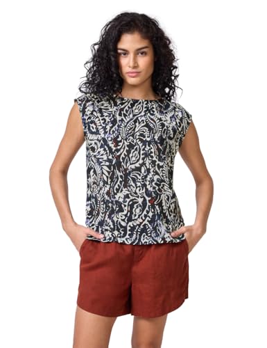 Top con estampado fruncido para mujer Street One Studio elegante y casual