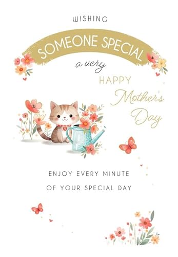 Mother's Day Card, Wishing Someone Special - 9 x 6 inches - Piccadilly Greetings