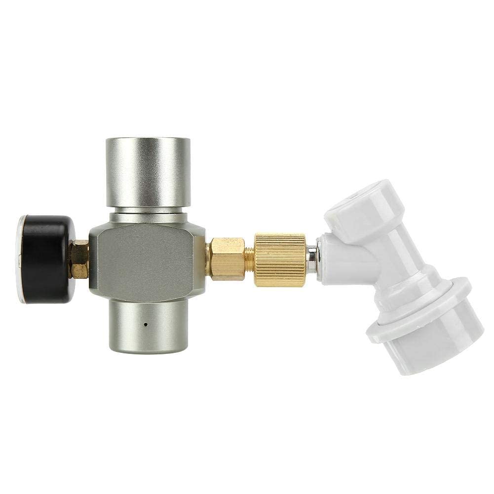 Keg Mini régulateur de CO2 régulateur de bière avec soupape de surpression manuelle de sécurité 0-60 PSI pression de travail