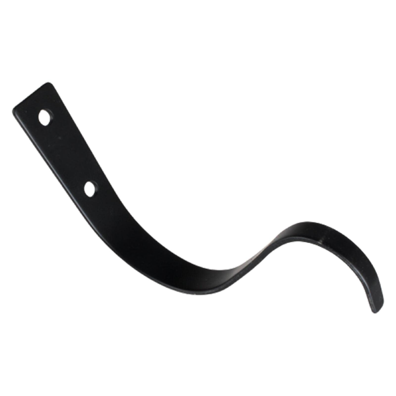 Ganci da parete in ferro da appendere, in metallo resistente, in ferro battuto, ganci da appendere alla parete per esterni, per appendere lanterne, mangiatoie per uccelli, 2 pezzi, colore nero