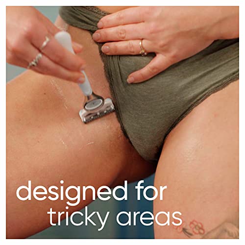 Gillette Venus Intimate Grooming Womens Razor Blade Refills With Bikini Trimmer, 4 Count #TOP5