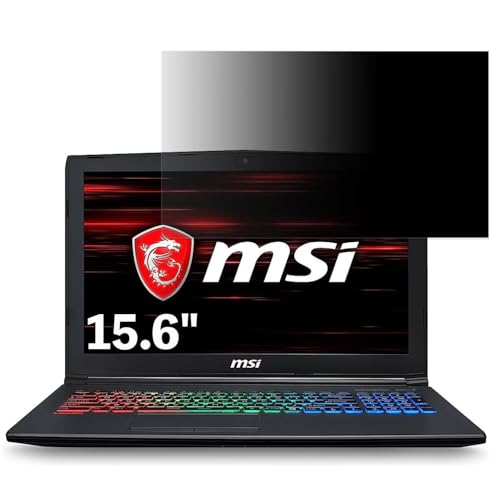 MSI GF62 �V���[�Y 15.6�C���` 16:9 �Ή� �`�����h�~�t�B���� �v���C�o�V�[�t�B���^�[ �u���[���C�g�J�b�g ���˖h�~ PC �p�\�R�� ���j�^�[ �̂������h�~ ��ʕی� �ی�V�[�g ���E�ȒP ���ʎg�p