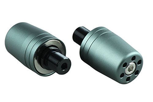 ポッシュ(POSH) ハンドルバーエンド カワサキ車用 M17カワサキ用 ウルトラヘビーバーエンド マットグレー 2個入 031989-29