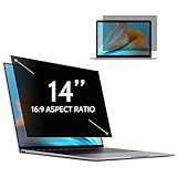 Twugs Laptop Privacy Screen 14 Inch, Anti-Spy, Easy Installation and Laptop Scratch Protection, Compatible with Lenovo, DELL, ACER Privacy Screen for Laptop