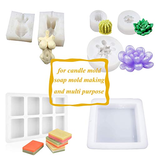 Miraclekoo Silicone Mold Making Kit Liquid Silicone Rubber Molding Silicone Translucent Mold Making Silicone For Resin Molds, Silicone Molds Diy Manual Making (7 Oz) #TOP5