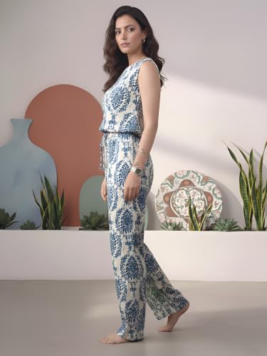 Image of Leriya Fashion Co-ord Set for Women Stylish | Korean Summer Cord Set for Women | Jumpsuit for Western Party Suit | Formal Office Wear & Casual Look | Summer Travel Co Ord Set Beach & Holiday Look