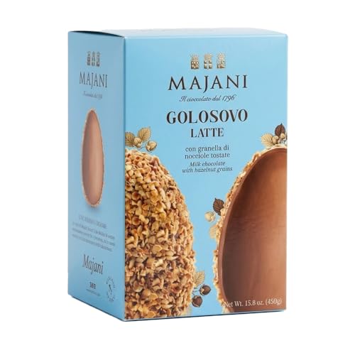 Majani Uovo Golosovo al Latte con Granella di Nocciole Tostate, Senza Glutine 450g