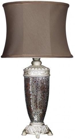 Regency Table Lamp Finish: Bronze, Shade Colour: Chocolate