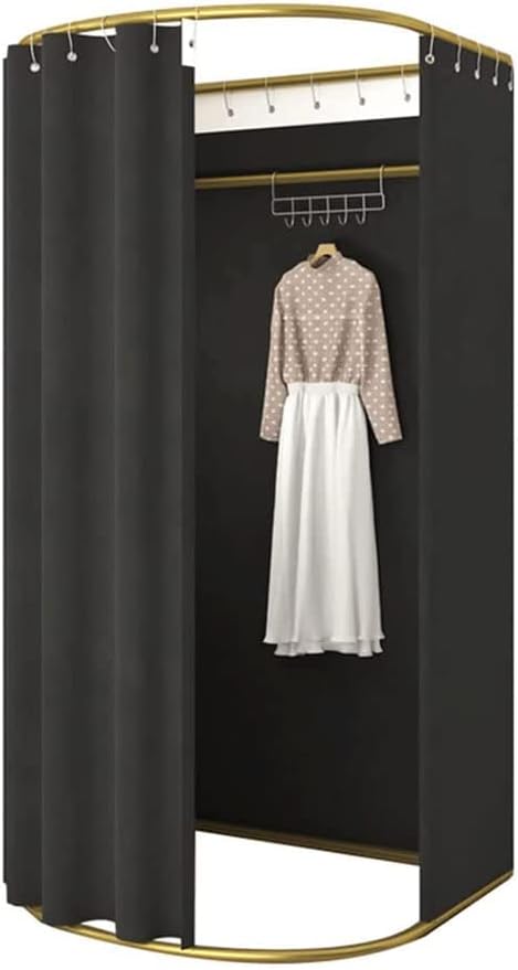 Fashion Changing Rooms Clothing Store Fitting Room Large Space Dressing Room Portable Temporary Locker Room Mall Changing Room Movable Shading Curtain Bedroom Furniture