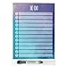 Dry Erase to Do List Vinyl Whiteboard Sticker Decal by Glassboard Studio | Removable & Reusable | Magnetic Fine-Tip Marker Included (9 x 12 inches, Watercolor)
