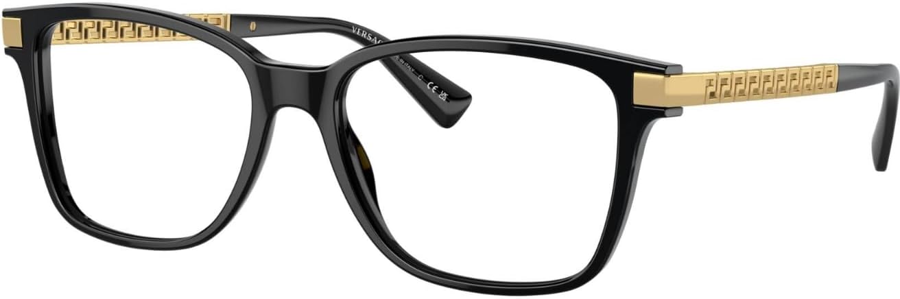 Versace VE3340U - GB1 Eyeglass Frame BLACK w/DEMO LENS 55mm