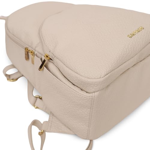 Image of Caprese Comet Casual Backpack | Fashion Backpack for Women with Adjustable Strap & Secure Zip Closure | Spacious, Versatile for Daily Use, Ideal for Students, Professionals & Travelers
