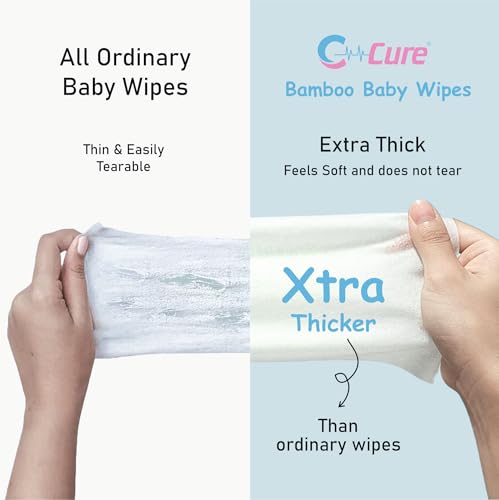 Image of Soft Cleansing Baby Wipes with Organic Bamboo-Based Wipes for Newborn Baby Pack with Lid | Pack of 1 - 72 Wipes | Extra Thick & Moist Wet Wipes for Baby's | Enriched With A Goodness of Aloe Vera, Vitamin E Wipes for Kids.