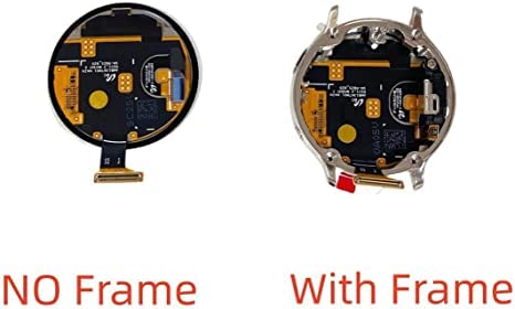 SHOWGOOD Écran tactile LCD de rechange pour montre Samsung Active 2 R820 R825 44 mm Rose avec cadre