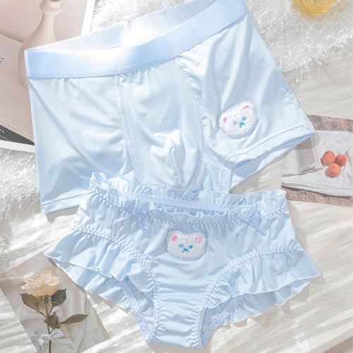 Men's Boxer Briefs - Silk Panties for Men - Cute Couple Underwear Silky Soft Sissy Panties Boy Shorts XL-XXXL3