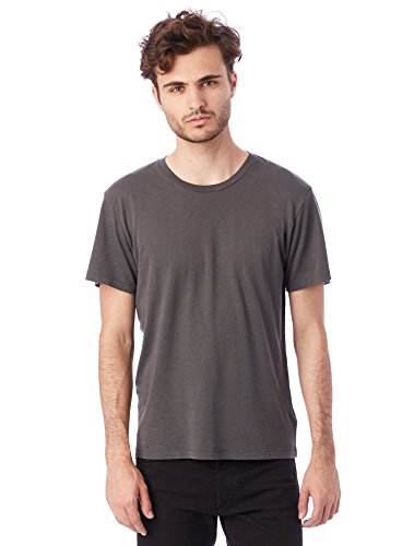 Alternative Men's Organic Crew T-Shirt, Earth Coal, Medium