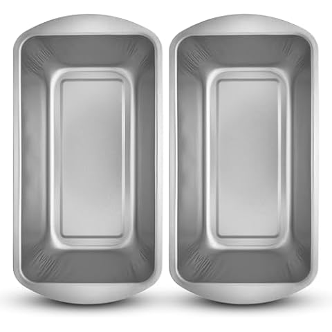 SOL 2pk Stainless Steel Loaf Tins Cover