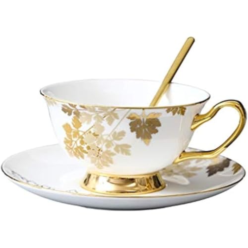 TAYOA �R�[�q�[�J�b�v Tea Set �e�B�[�J�b�v �Z�b�g �k�� ������� ���C�g���O�W���A���[�z�[���A�t�^�k�[���e�B�[�e�B�[�J�b�v �Z���~�b�N �J�b�v �C���O���b�V���t�����[�e�B�[�J�b�v �}�O�J�b�v �e�B�[ �R�[�q�[ ���p (1�Z�b�g)