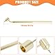 NHQZ 2 Stück Fluid Writer Pen Set 0 5mm Messing Tragbares Zeichenwerkzeug für Kratzer Schräger Fine Line Writer Pen für Kratzer-Reparatur