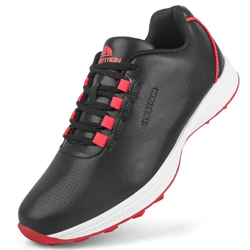 THESTRON Professional Men's Golf Shoes Lighweight Comfortable Spikeless Golf Sport Training Sneakers...