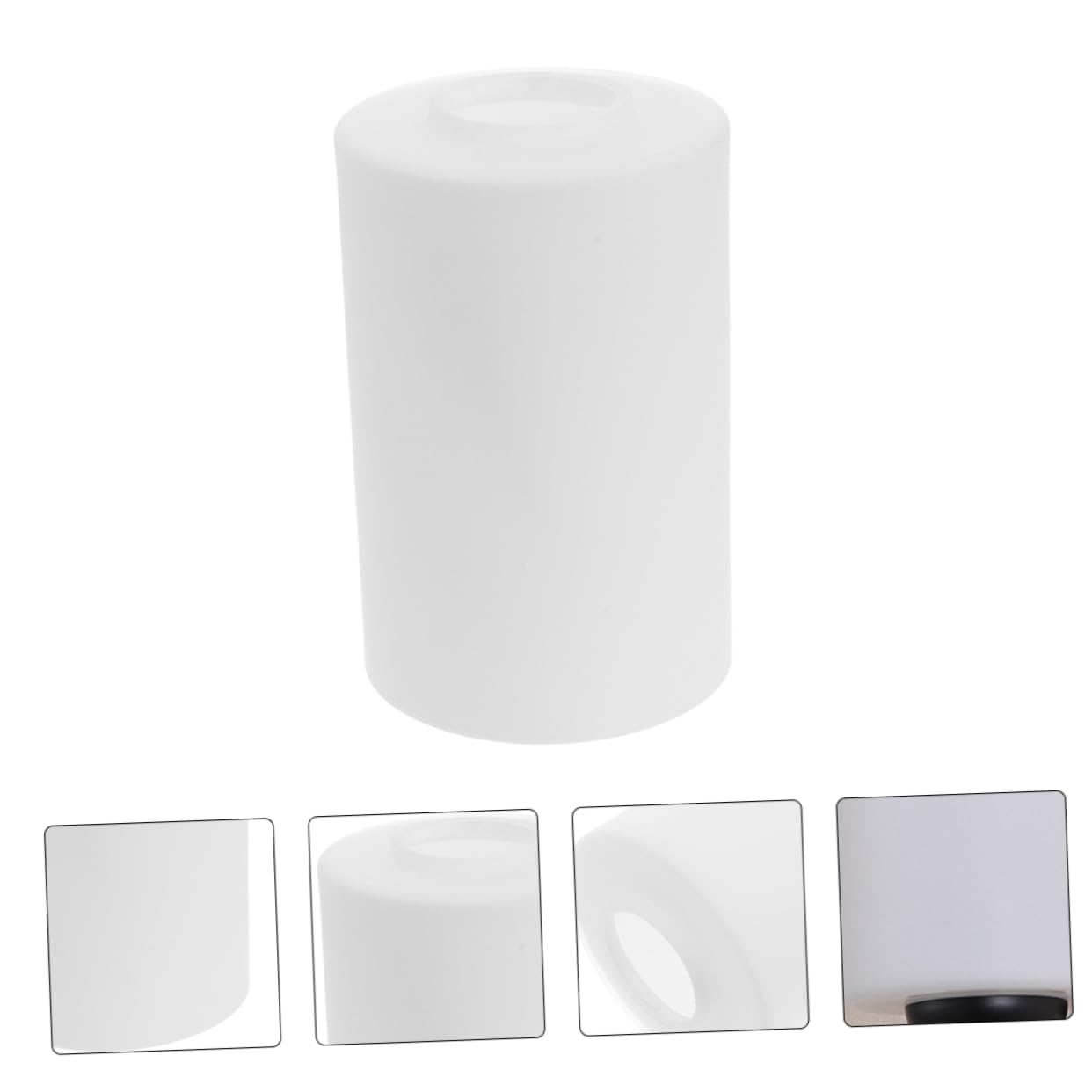 SHINEOFI Abat-jour en Verre Laiteux E27 pour Lampe Murale Suspendre, Design Cylindrique Élégant Adapté pour Chambre et Couloir, Éclairage Décoratif Solide