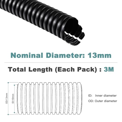 Protector de cables para mascotas de 10 pies negro para PC y hogar 2