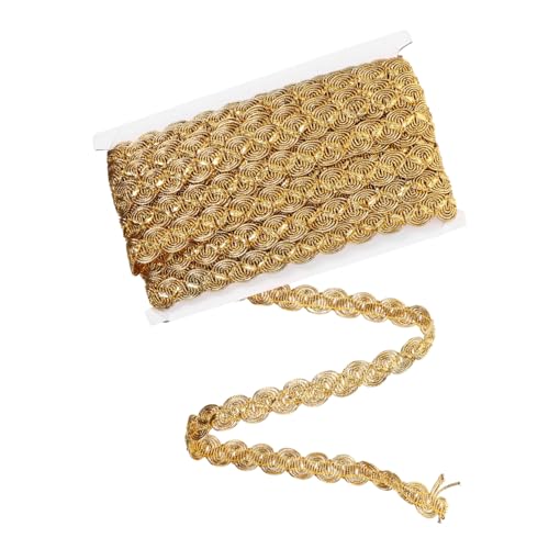 SEWACC Multi-Function Costumes Trim Lace Ruffle Sequins Ribbon for DIY Decorative Dress Hat Trim