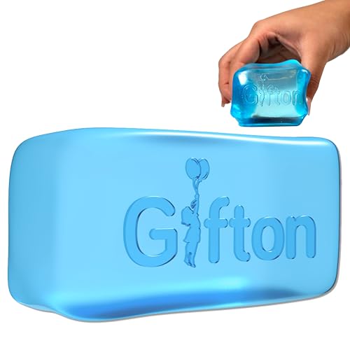 Gifton - Cuboid DNA Stress Relief Ball - Novelty Squeeze Sensory Fidget Toy for Anxiety Physio Therapy - Gift for Kids Boy Girl Birthday Present for Adults Men Women - Christmas Stocking Filler