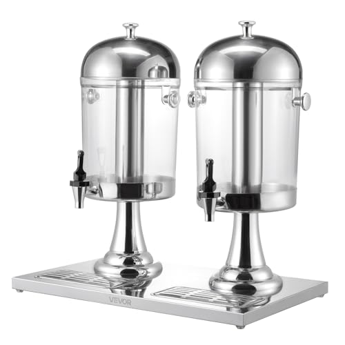 Fontaine à eau 2x8L VEVOR pour buffets de restaurant et mariages - 5