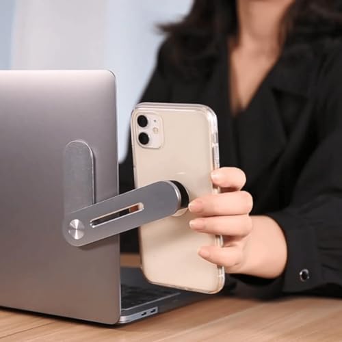 Gshield | Suporte de celular lateral para Notebook, Clipe magnéti...