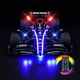 DALDED LED Lighting Kit for Lego Technic Mercedes-AMG F1 W14 E Performance Race Car, LED Light Compatible with Lego 42171 Building Block Models (Remote Control Version)