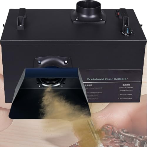 Dust Collector,Desktop Vacuum Cleaner, Nail Dust Collector, 55db Noise, Adjustable Speed, Max Air Volume for Laboratory Use (330W)