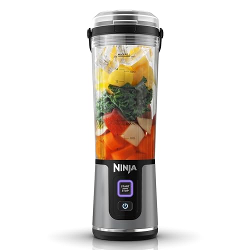 Ninja Blast Blender Portable 530ml, Leakproof Lid & Pourer