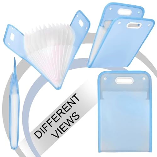 Image of 13-Layer A4 Paper File Folder - Expandable Accordion Document Organizer for Office, School, Hospital file, Bank & Home Use, Durable MultiColor Vertical Storage Bag for Students & Professionals