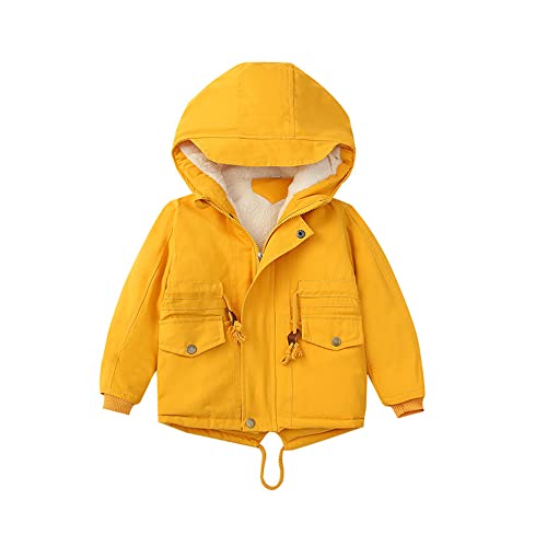 Veste matelassée chaude Begalkor blouson coton jaune unisexe taille XL