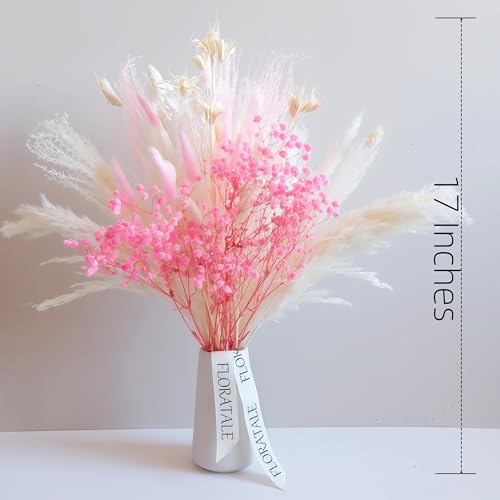 Ramo de flores secas Romantic Blush 17 pulgadas sin jarrón miniatura 3